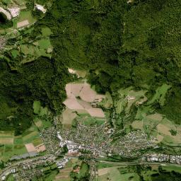 Laufach High Resolution Satellite Map