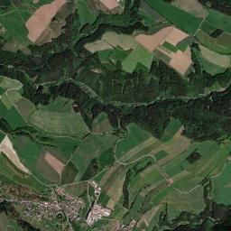 Bystřec High Resolution Satellite Map
