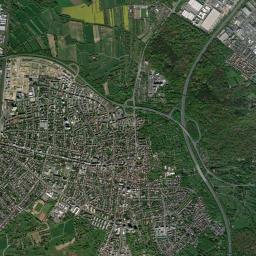 Langen High Resolution Satellite Map