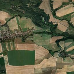 Kožlany High Resolution Satellite Map