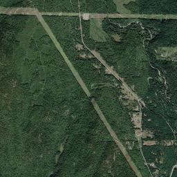 Aerial view of Barnes Creek Panning Reserve