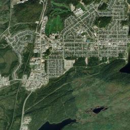 Chibougamau High Resolution Satellite Map