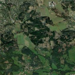 Velké Popovice High Resolution Satellite Map