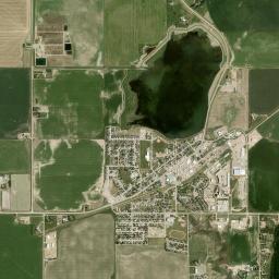 Picture Butte High Resolution Satellite Map