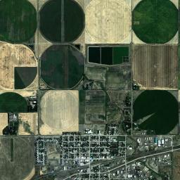 Bow Island High Resolution Satellite Map