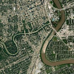Winnipeg High Resolution Satellite Map