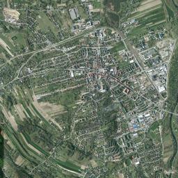 mapa satelitarna małopolska Zdjęcia satelitarne Wadowice, mapa satelitarna Wadowic