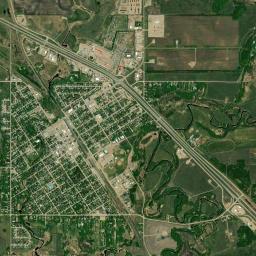 Virden High Resolution Satellite Map