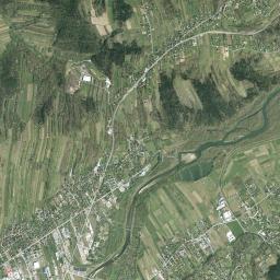 Osieczany High Resolution Satellite Map