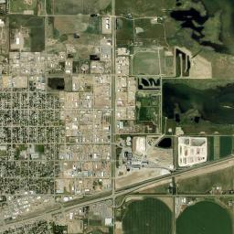 Taber High Resolution Satellite Map