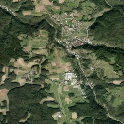Pottenstein High Resolution Satellite Map