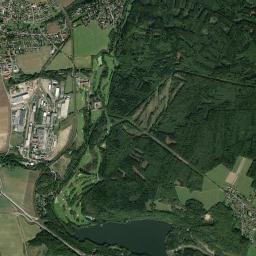 Dýšina High Resolution Satellite Map