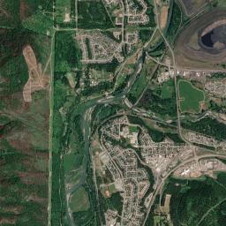 Sparwood High Resolution Satellite Map