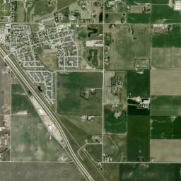 Coalhurst High Resolution Satellite Map