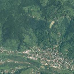 Maków Podhalański High Resolution Satellite Map
