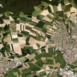 Lonnerstadt High Resolution Satellite Map