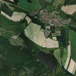 Křížová High Resolution Satellite Map