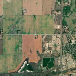 Shaunavon High Resolution Satellite Map