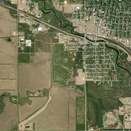 Weyburn High Resolution Satellite Map