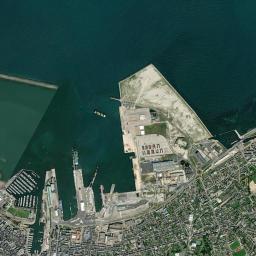 Cherbourg-Octeville High Resolution Satellite Map