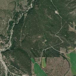 Aerial view of Wild Horse River Panning Reserve