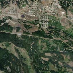 Aerial view of Crowsnest Pass
