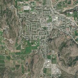 Summerland High Resolution Satellite Map