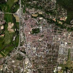 Erlangen High Resolution Satellite Map