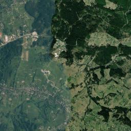 Istebna High Resolution Satellite Map