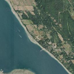 Denman Island High Resolution Satellite Map