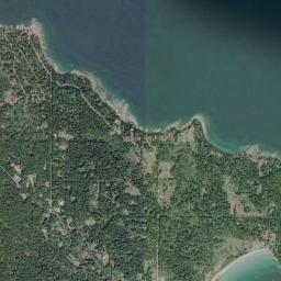 Hornby Island High Resolution Satellite Map