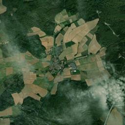 Buch am Ahorn High Resolution Satellite Map