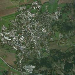 Humpolec High Resolution Satellite Map