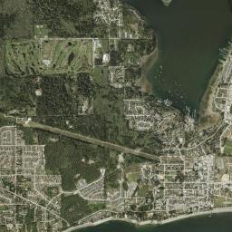 Sechelt High Resolution Satellite Map