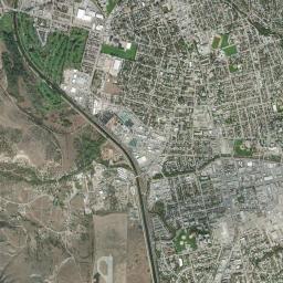Penticton High Resolution Satellite Map