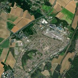 Thourotte High Resolution Satellite Map