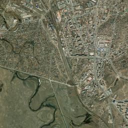 Darhan High Resolution Satellite Map