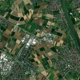 Edingen-Neckarhausen High Resolution Satellite Map