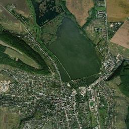 Бережани High Resolution Satellite Map