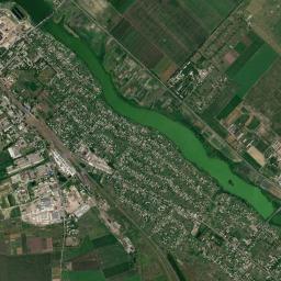 Hlobyne High Resolution Satellite Map