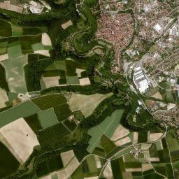 Rothenburg ob der Tauber High Resolution Satellite Map