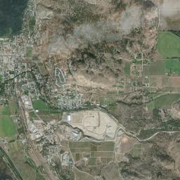 Okanagan Falls High Resolution Satellite Map