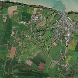 Port-en-Bessin-Huppain High Resolution Satellite Map