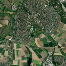 Reilingen High Resolution Satellite Map