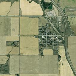 Aerial view of Devil's Coulee Dinosaur Egg Site