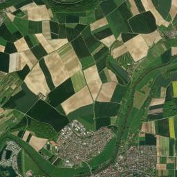 Oedheim High Resolution Satellite Map