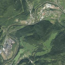 Oravský Podzámok High Resolution Satellite Map