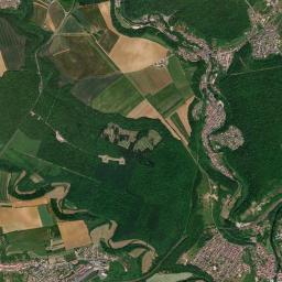 Moutiers High Resolution Satellite Map