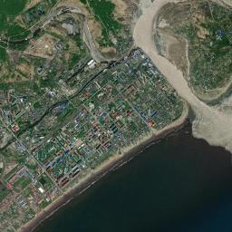 Poronaysk High Resolution Satellite Map