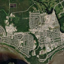 Hauterive High Resolution Satellite Map